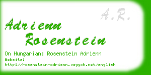 adrienn rosenstein business card
